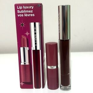 Clinique Lip Luxury Set, Lip Stick and Lip Gloss